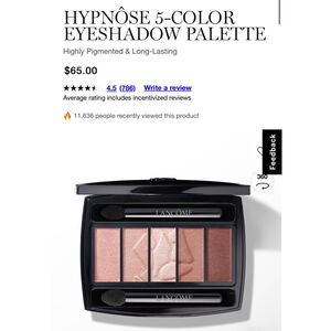 Lancôme Hypnôse 5-Color Eyeshadow Palette Nude Sculptural